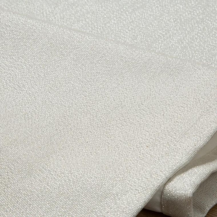 Eurofirany, obrus flash, 85-85 cm, naturalny