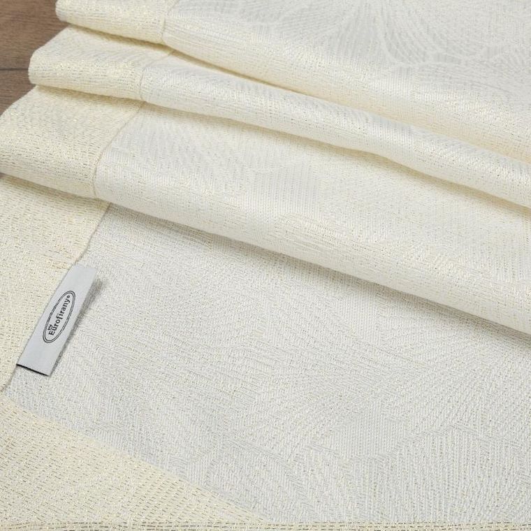 Eurofirany, obrus Lilian, 85-85 cm, kremowy