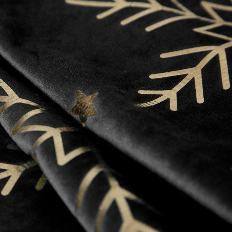 Eurofirany, obrus świąteczny, 40-140 cm, czarny