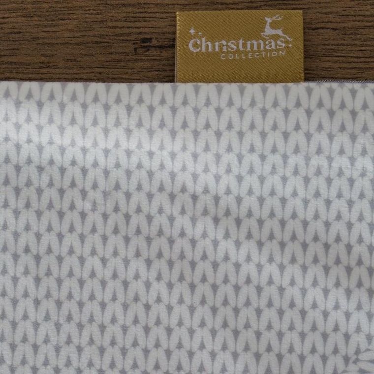 Eurofirany, obrus świąteczny, Noel, 85-85 cm, czerwony