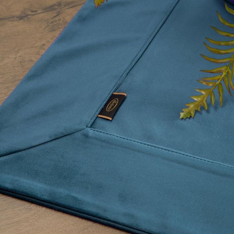 Eurofirany, obrus velvet, 145-180 cm, granatowy