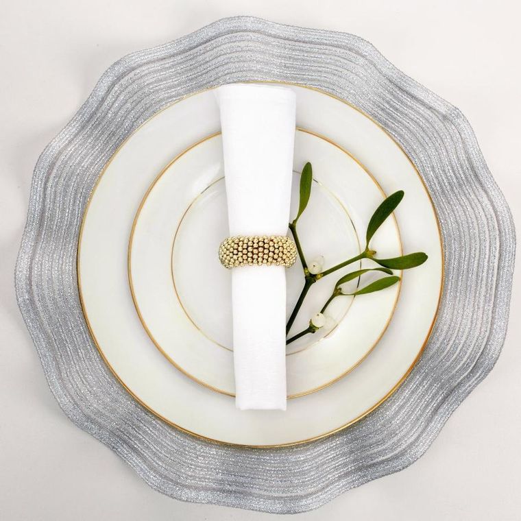 Eurofirany, podkładka June, srebrny