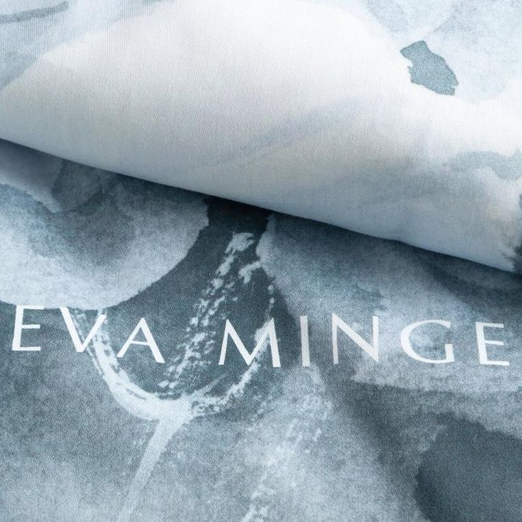 Eurofirany, pościel bloom, 160-200 cm, miętowy