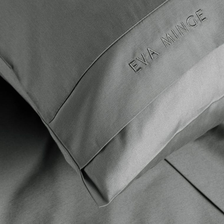 Eurofirany, pościel Elegant, 160-200 cm, stalowy