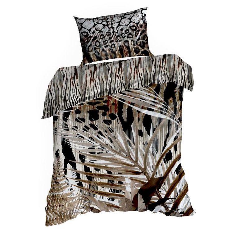 Eurofirany, pościel Eva, 160-200 cm, brązowy