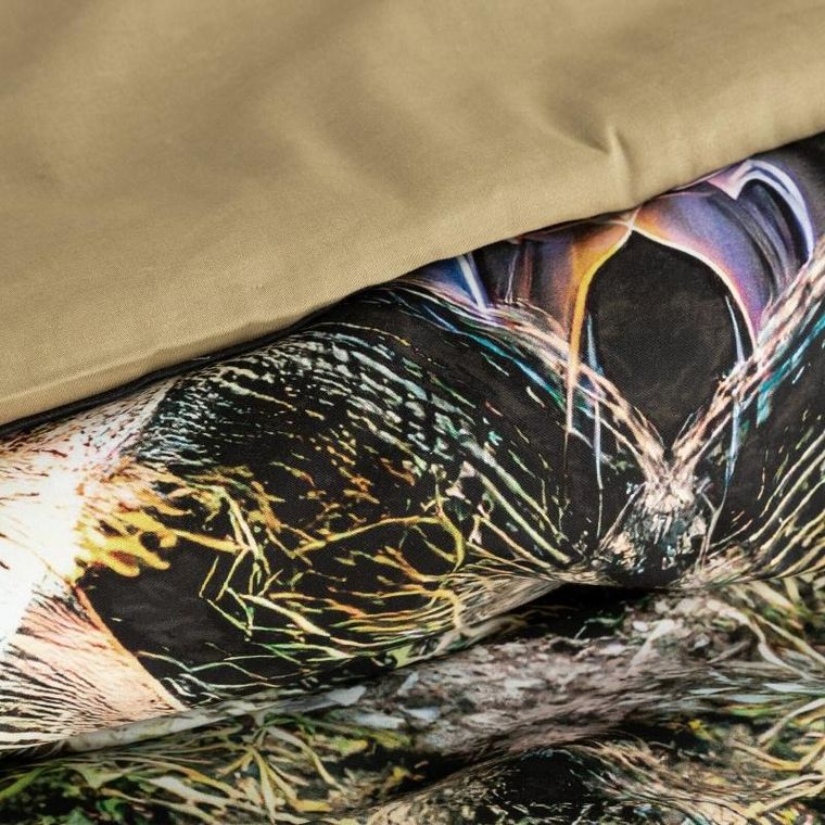 Eurofirany, pościel Eva, 220-200 cm, czarny