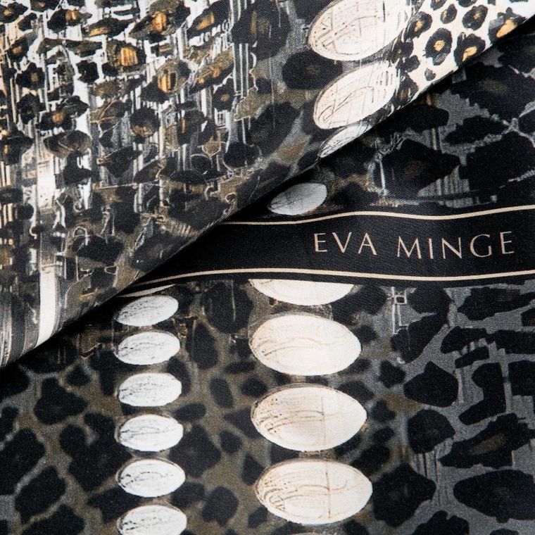 Eurofirany, pościel Eva, 220-200 cm, czarny