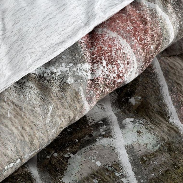 Eurofirany, pościel Eva, 220-200 cm, szarobeżowy