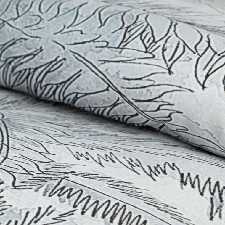 Eurofirany, pościel Skye, 220-200 cm, jasnoszary