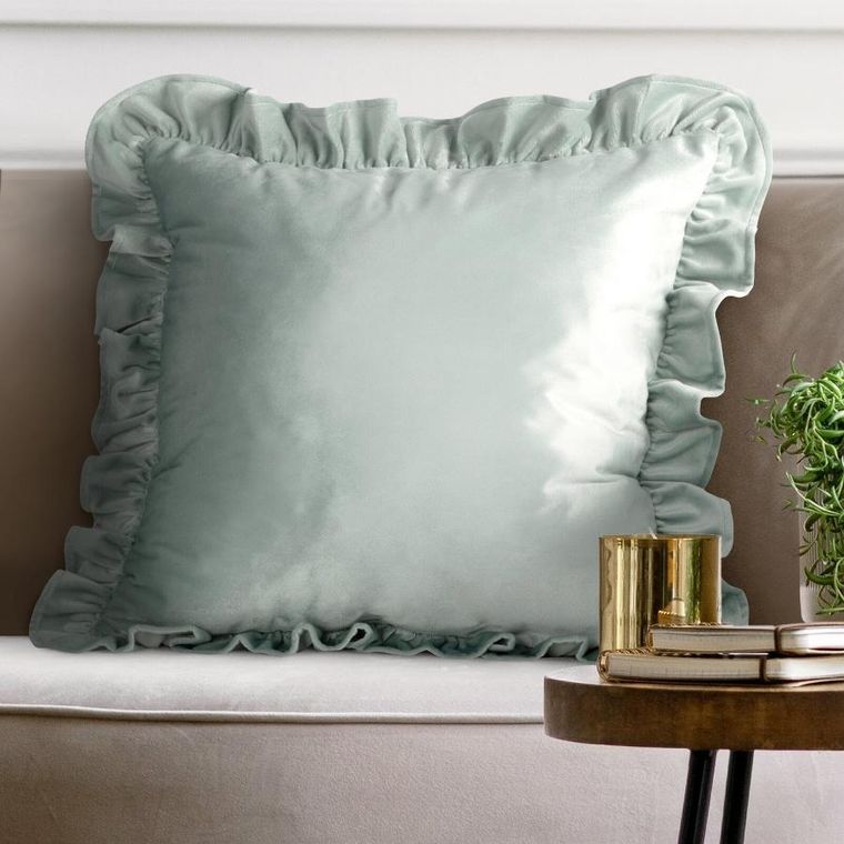 Eurofirany, poszewka Brenda, 45-45 cm, szałwiowy