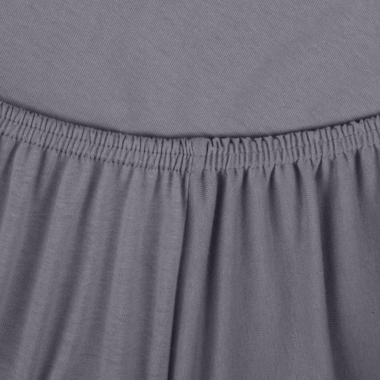 Eurofirany, prześcieradło jersey3, 160-200-30 cm, ciemnostalowy