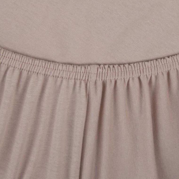 Eurofirany, prześcieradło jersey3, 220-200-30 cm, beżowy