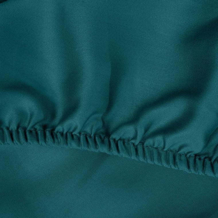 Eurofirany, prześcieradło z gumką, 160-200 cm, turkusowy