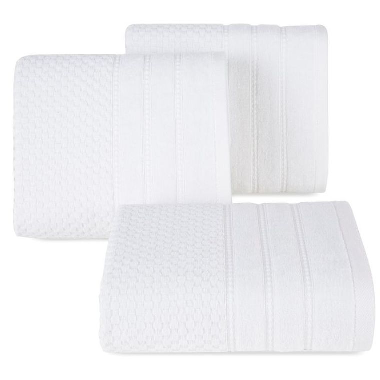 Eurofirany, ręcznik Adore, 70-140 cm, biały