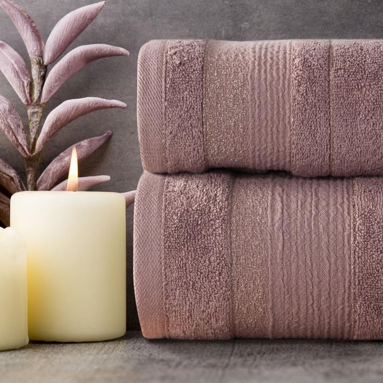 Eurofirany, ręcznik April, 70-140 cm, granatowy