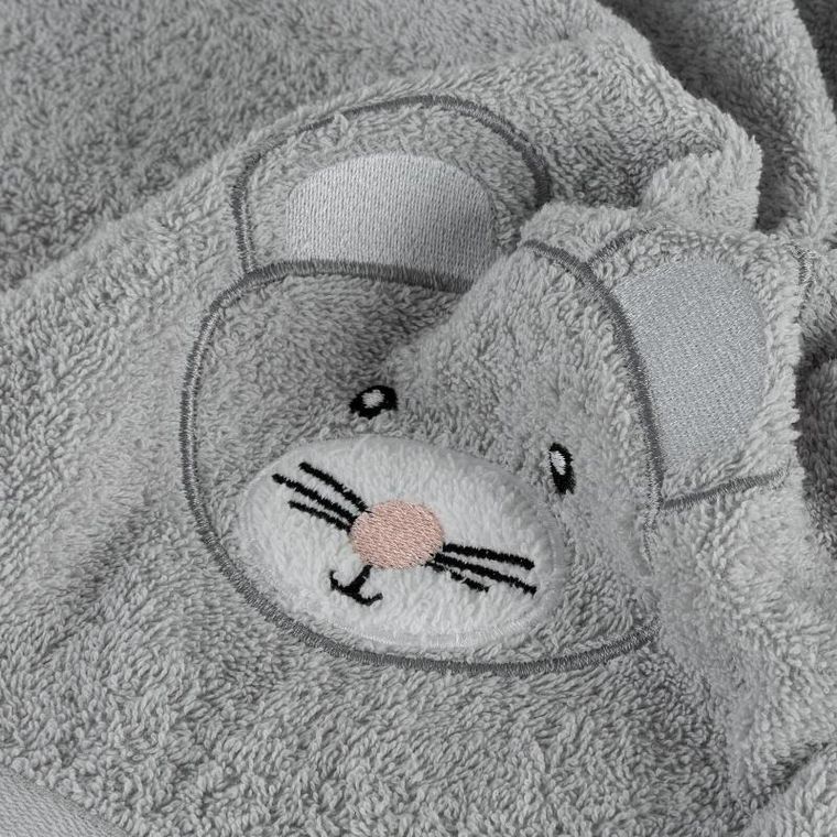 Eurofirany, ręcznik dziecięcy baby, 15-21 cm, srebrny