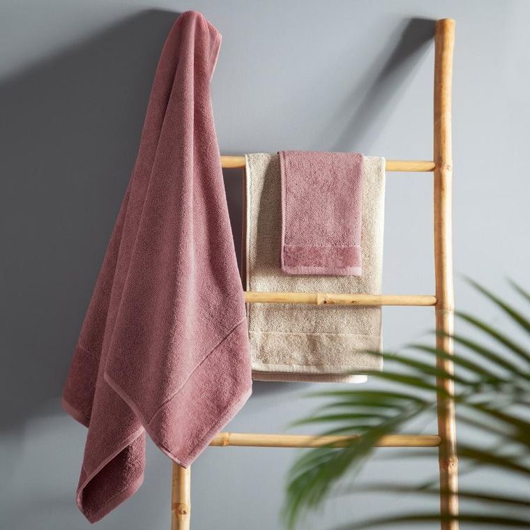 Eurofirany, ręcznik, Fero, 30-50 cm, pudrowy