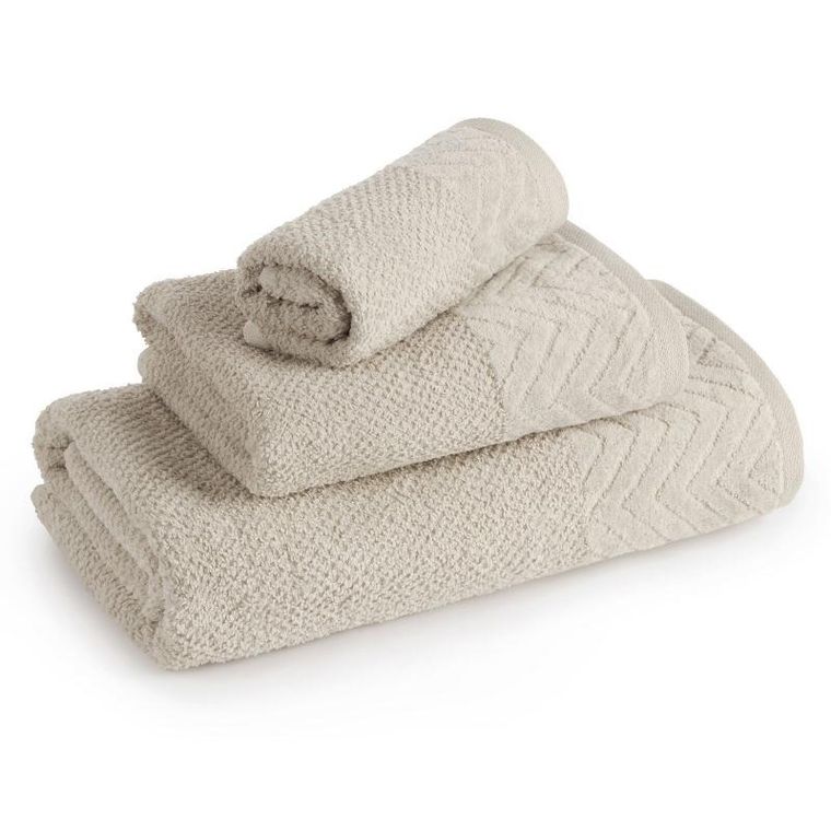 Eurofirany, ręcznik Loren, 30-50 cm, jasnobeżowy