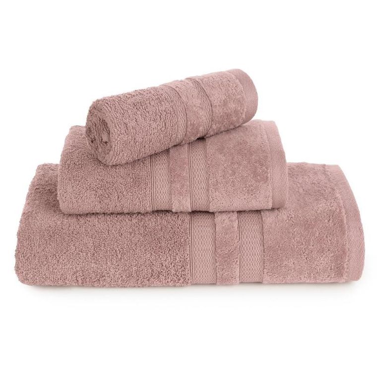 Eurofirany, ręcznik Porto, 70-140 cm, pudrowy