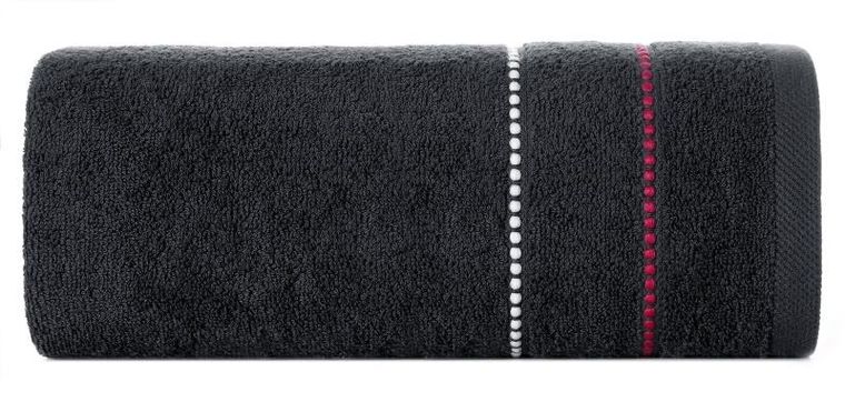 Eurofirany, ręcznik Suzi, 30-50 cm, czarny