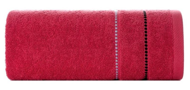 Eurofirany, ręcznik Suzi, 50-90 cm, czerwony