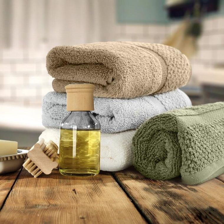 Eurofirany, ręcznik Vilia, 50-90 cm, ciemnografitowy