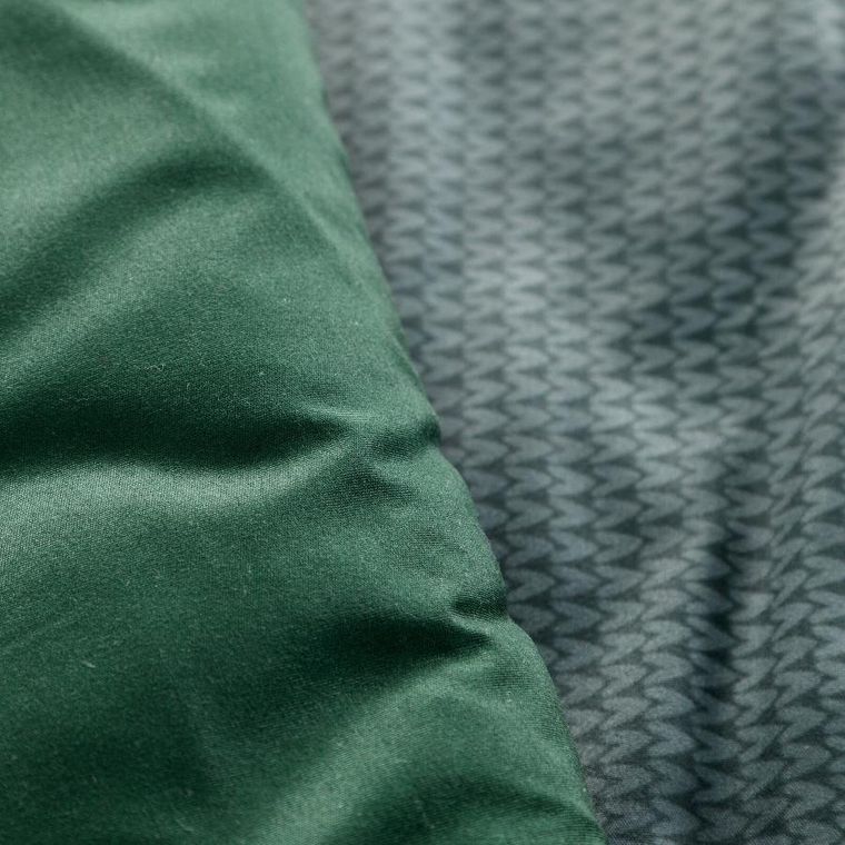 Eurofirany, świąteczny komplet pościeli, Jeremy, 220-200 cm, zielony