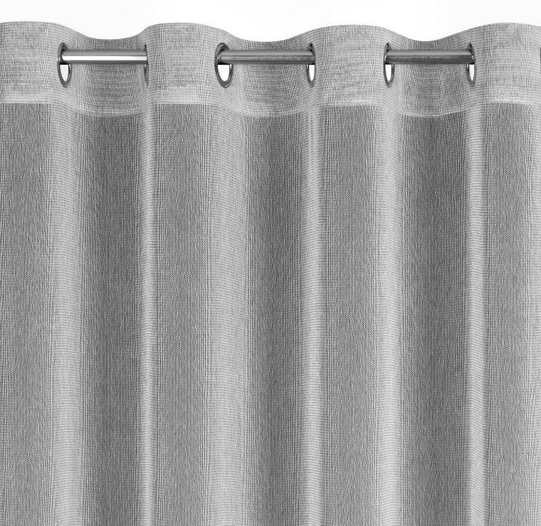 Eurofirany, zasłona gotowa, Adela, 140-250 cm, stalowy