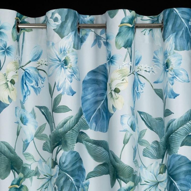 Eurofirany, zasłona gotowa, Alia, 140-250 cm, niebieski