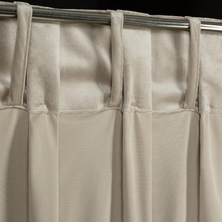 Eurofirany, zasłona gotowa, Alita, na szelkach, 140-250 cm, beżowy