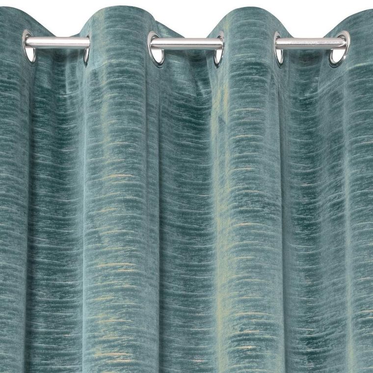 Eurofirany, zasłona gotowa Aluvia, 140-250 cm, turkusowy