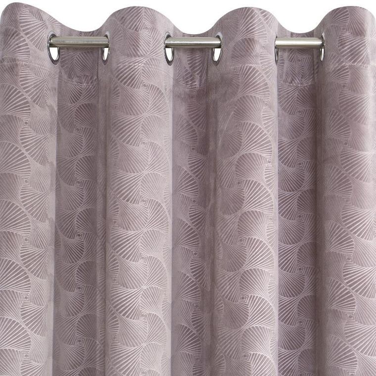 Eurofirany, zasłona gotowa D91 Ellen, 140-250 cm, pudrowy