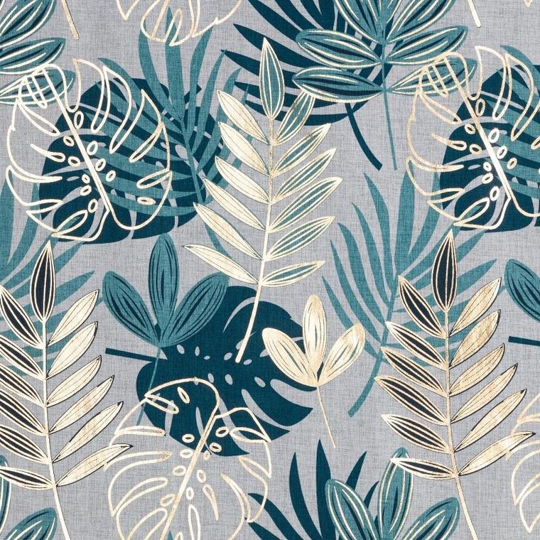 Eurofirany, zasłona gotowa, Keri, 140-250 cm, turkusowy