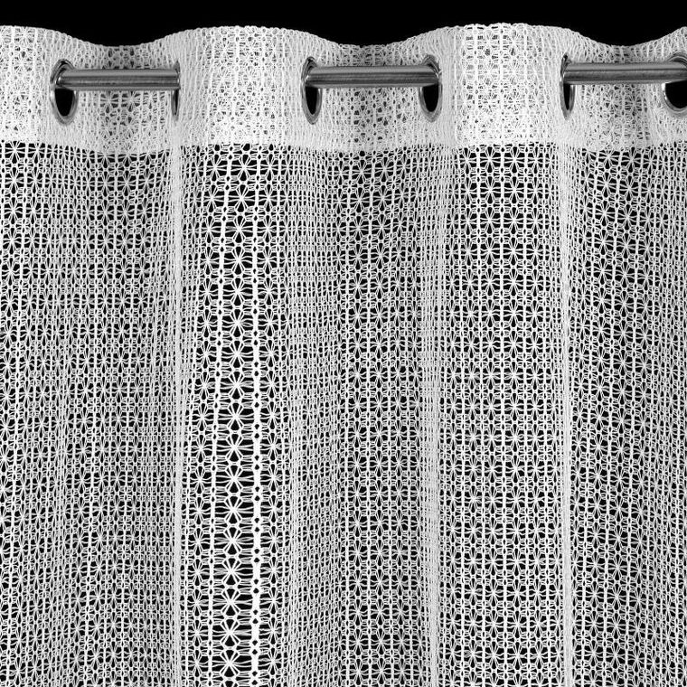 Eurofirany, zasłona gotowa Lara, 140-250 cm, biały