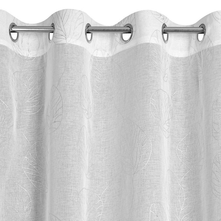 Eurofirany, zasłona gotowa Lori, 140-250 cm, biały