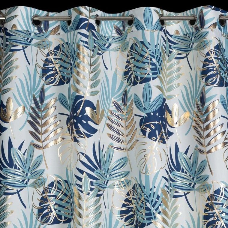 Eurofirany, zasłona gotowa, Malta, 140-250 cm, granatowy