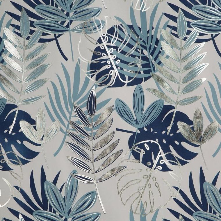 Eurofirany, zasłona gotowa, Malta, granatowy