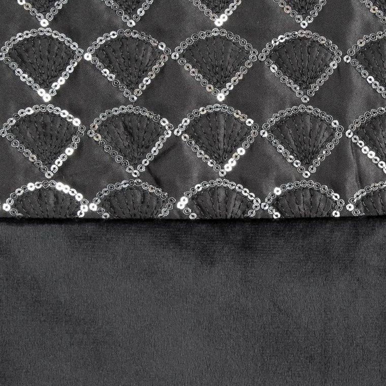 Eurofirany, zasłona gotowa, Margot, 140-250 cm, czarny