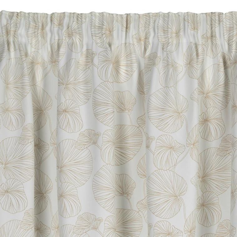 Eurofirany, zasłona gotowa na taśmie, Marigold, biały