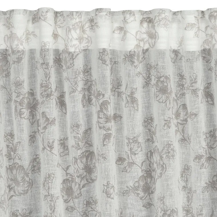 Eurofirany, zasłona gotowa na taśmie, Wiki, 140-270 cm, biały