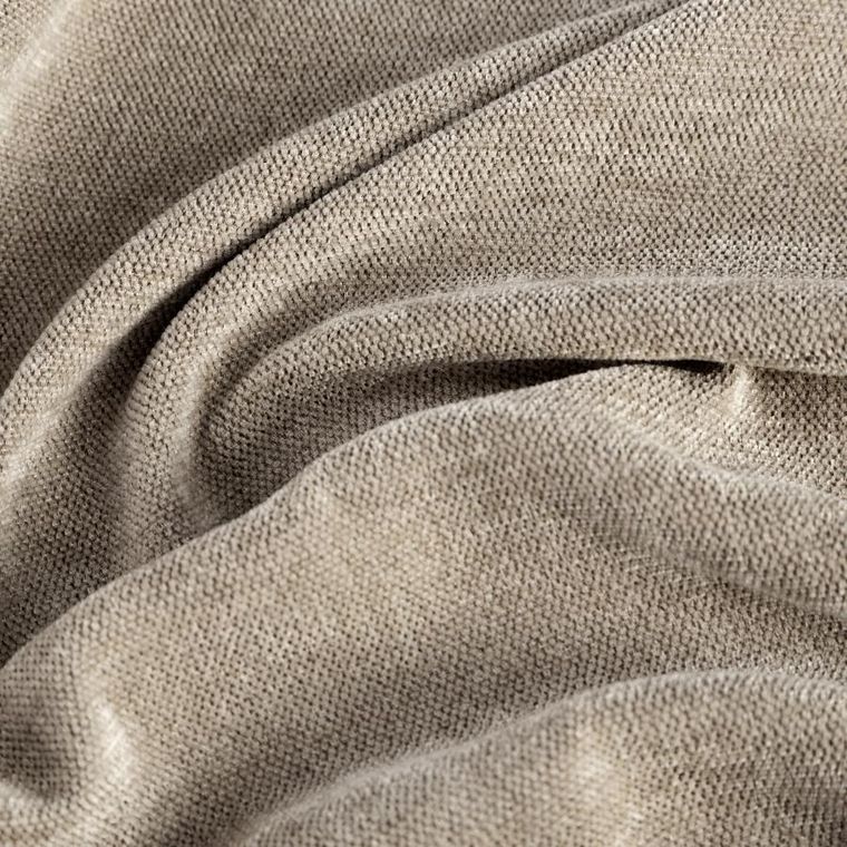 Eurofirany, zasłona gotowa, Nilo, na taśmie, 140-270 cm, ciemnobeżowy