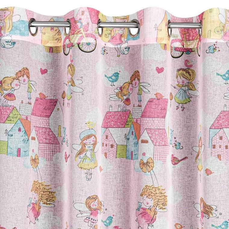 Eurofirany, zasłona gotowa, Polly, 140-250 cm, wielokolorowy