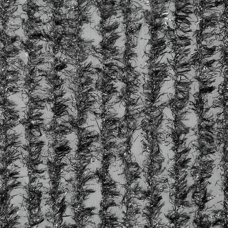 Eurofirany, zasłona gotowa, Selma, 135-250 cm, czarny