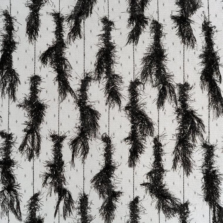 Eurofirany, zasłona gotowa, Victoria, 140-250 cm, czarny