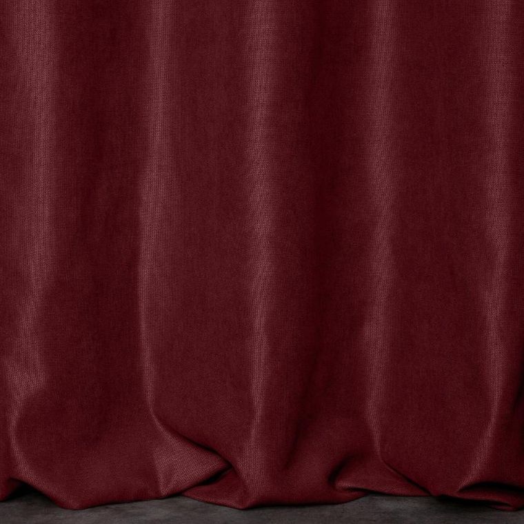 Eurofirany, zasłona zaciemniająca gotowa, Ada, 140-250 cm, bordowy