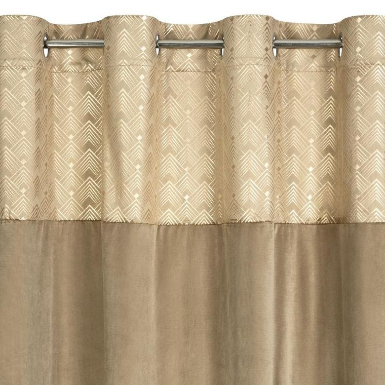 Eurofirany, zasłona zaciemniająca gotowa, Elen, 140-250 cm, beżowy