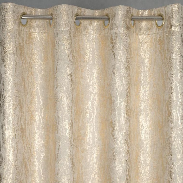 Eurofirany, zasłona zaciemniająca gotowa, Elise, 140-250 cm, beżowy