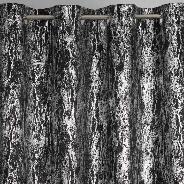 Eurofirany, zasłona zaciemniająca gotowa, Elise, 140-250 cm, czarny