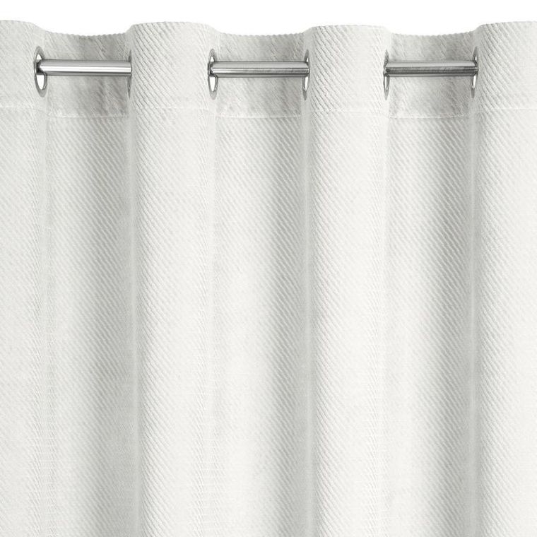 Eurofirany, zasłona zaciemniająca gotowa, Eliza, 140-250 cm, biały