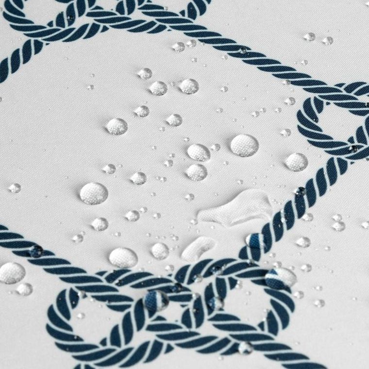 Eurofirany, zasłona zaciemniająca gotowa, Garden, na szelkach, 155-240 cm, biały